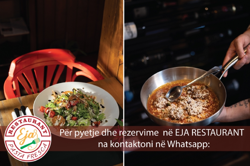 EJA Restaurant, reserve Italian cuisine dinner Tirana, prenota cucina italiana Tirana centro cena, rezervim restorant kuzhine italiane Tirane qender darke, book dinner authentic Tirana Albania, prenotazione cena italiana Tirana